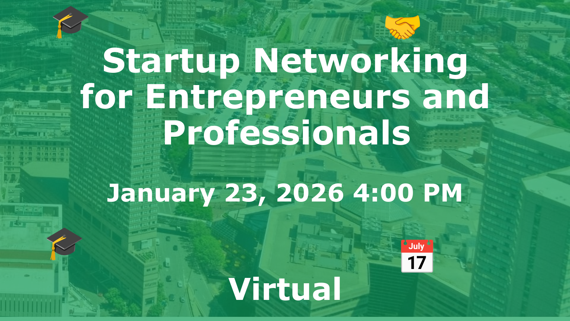 Startup Networking for Entrepreneurs and Professionals event image